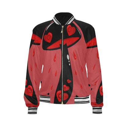 Bloody Heart Mushy Femme Zipper Jacket