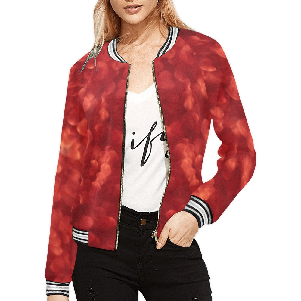 Femme Red Hearts Jacket