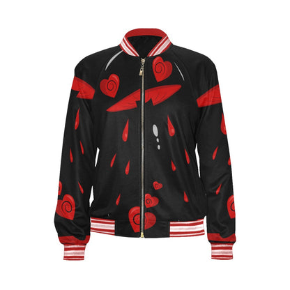 Bloody Heart Mushy Femme Zipper Jacket