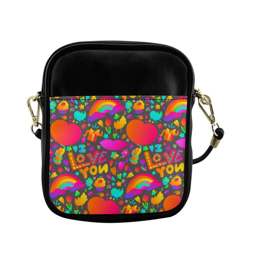 I love You Color Pop Sling Bag