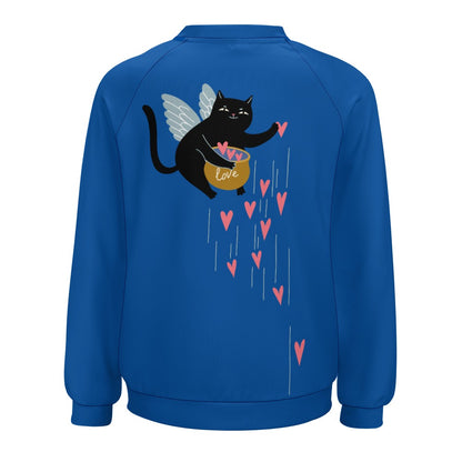 Angel Kitty Pot of Hearts Sweater