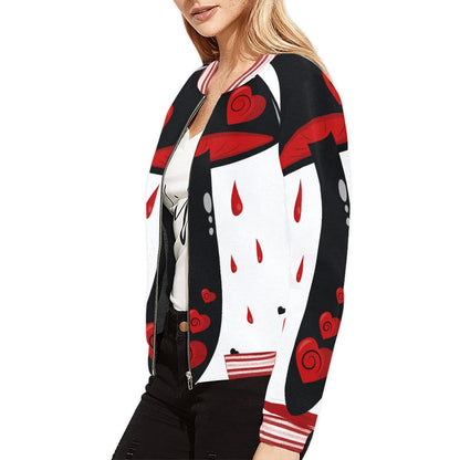 Bloody Heart Mushy Femme Zipper Jacket