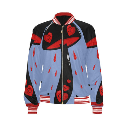 Bloody Heart Mushy Femme Zipper Jacket