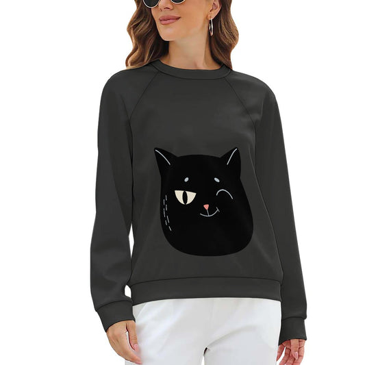 Kitty Wink Black Cat, Sweater