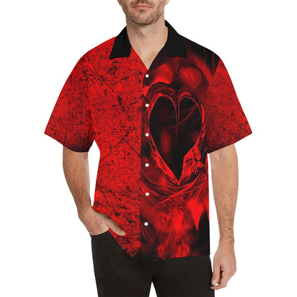 My Black Heart Button Up