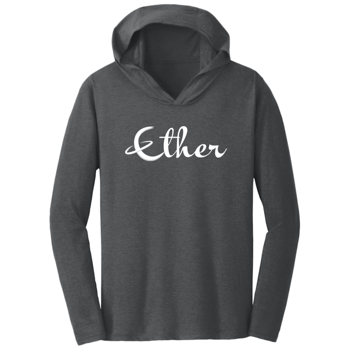 Ether Independent Hooded Shirt, Cursive Logo