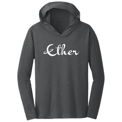 Ether Independent Hooded Shirt, Cursive Logo