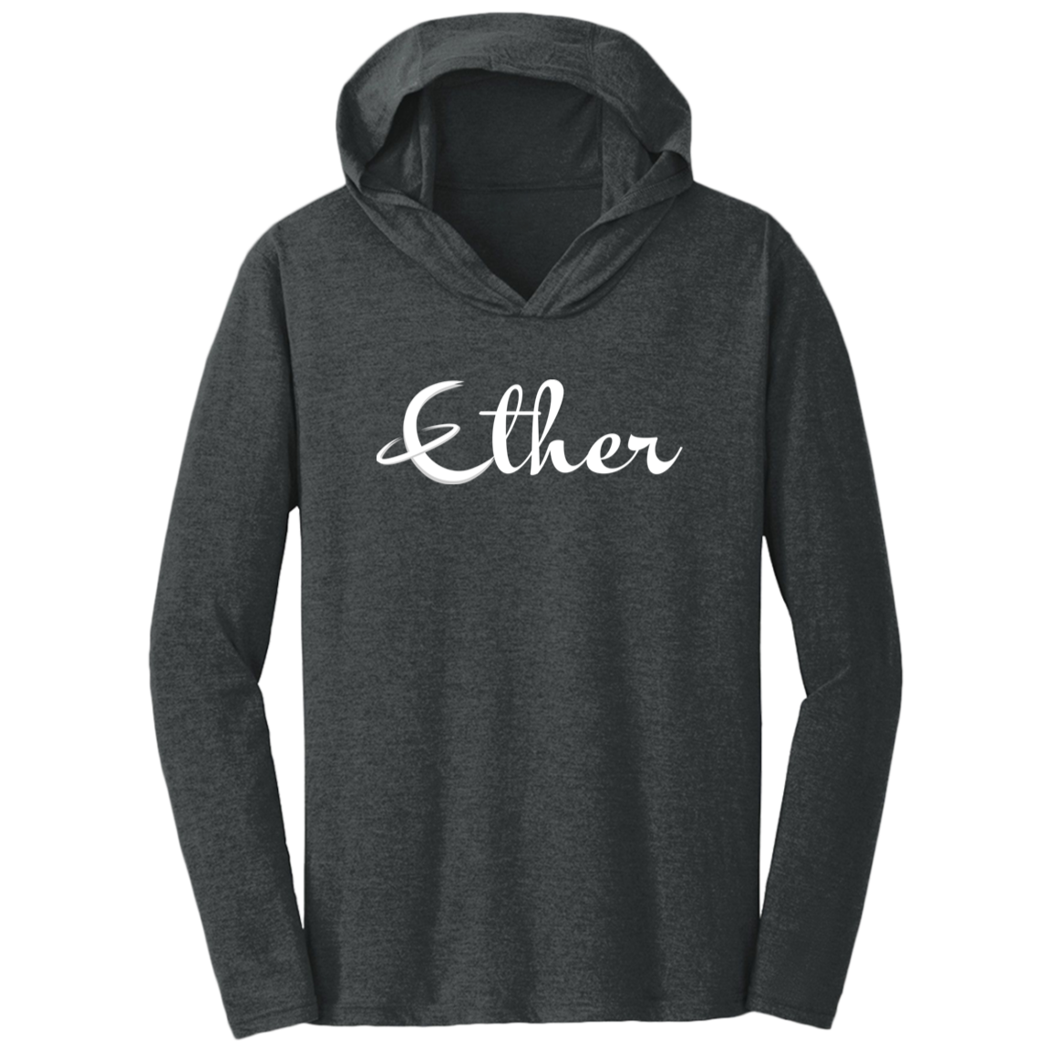 Ether Independent Hooded Shirt, Cursive Logo