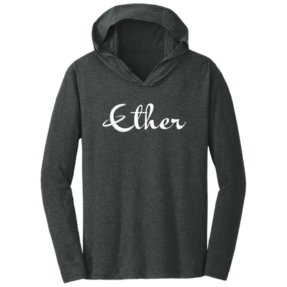 Ether Independent Hooded Shirt, Cursive Logo