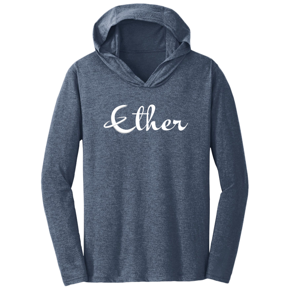 Ether Independent Hooded Shirt, Cursive Logo