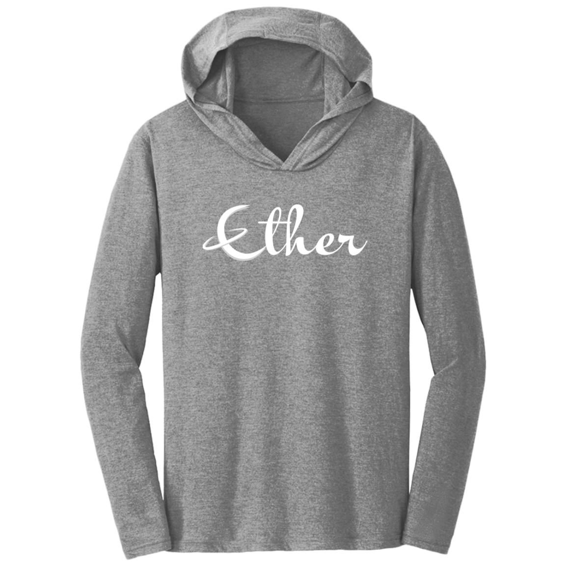 Ether Independent Hooded Shirt, Cursive Logo