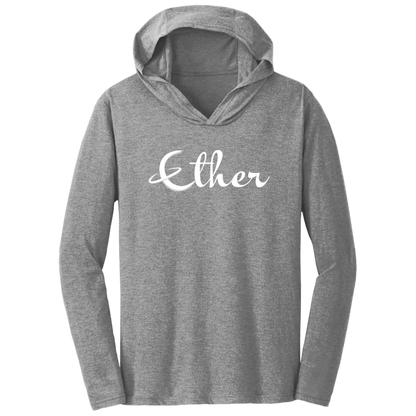 Ether Independent Hooded Shirt, Cursive Logo