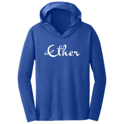 Ether Independent Hooded Shirt, Cursive Logo