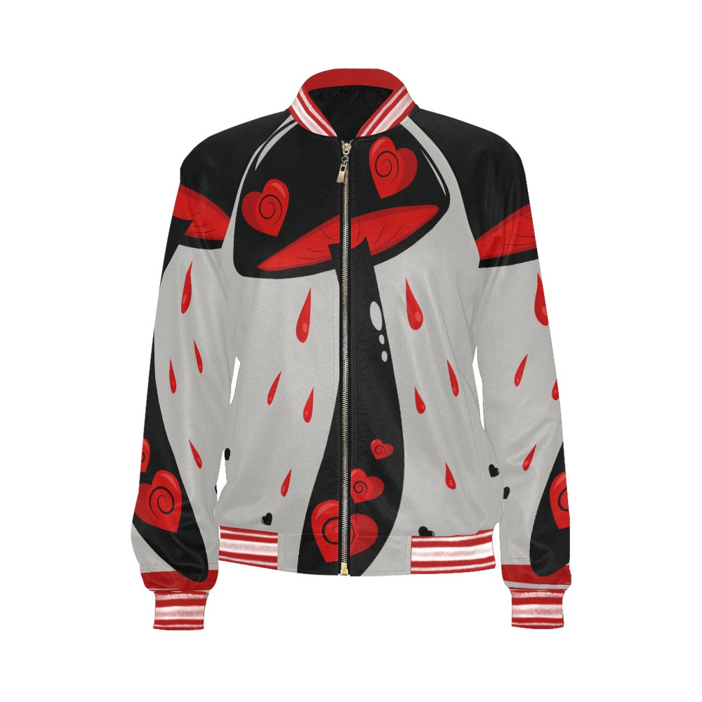 Bloody Heart Mushy Femme Zipper Jacket