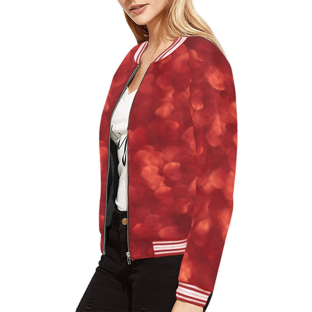 Femme Red Hearts Jacket