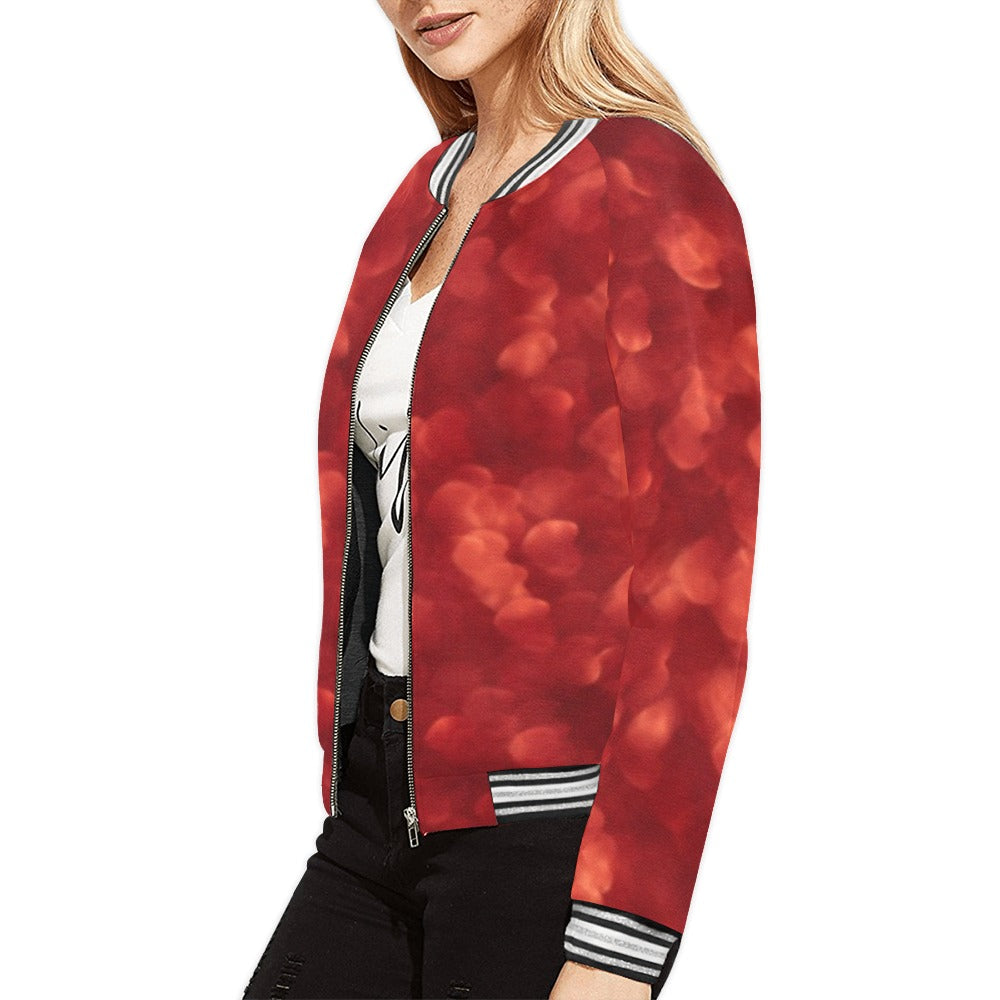 Femme Red Hearts Jacket